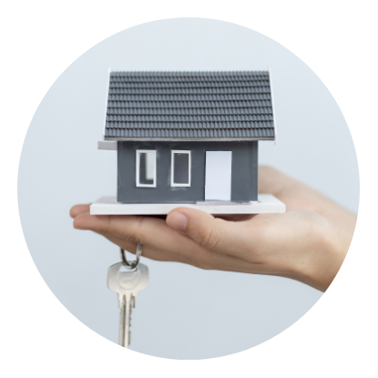 Happy couple in front of a new Australian home with No LMI